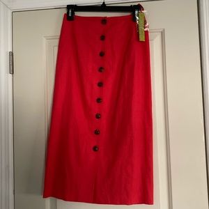 Gianni Bini red skirt